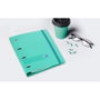 Oxford Europeanbinder Carpeta de Anillas 4x35mm con Recambio 100 Hojas A4+ Menta Helada